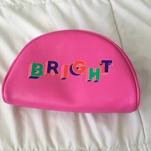 Pink makeup bag